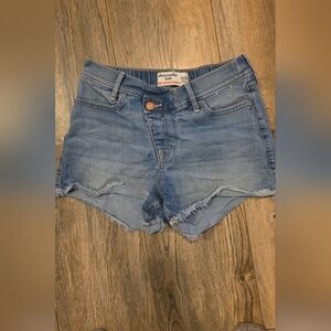 COPY - Abercrombie Kids Blue Denim Shorts Distressed Cut-Off